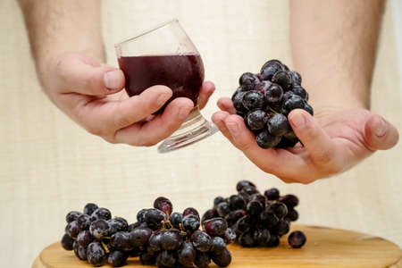 Wine juice straight from the producer of the natural and beautiful farm.
