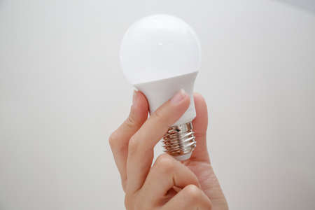 white led energy bulb for environment.