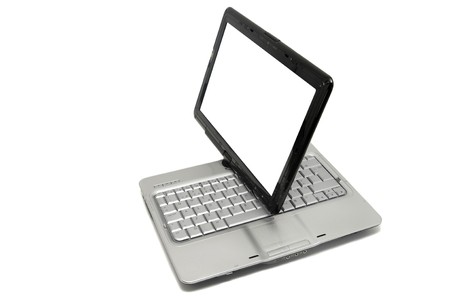 Notebook isolated against a white background