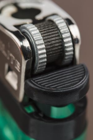 detail of a lighter. Macro.の写真素材