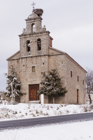 hermitage of Our Lady of Rihondo, Ávila の写真素材