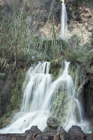 waterfall, silk effectの写真素材