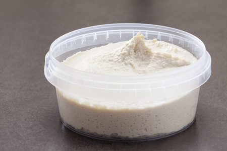 hummus chickpeasの写真素材