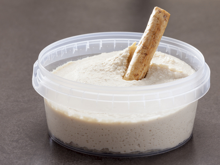 hummus chickpeasの写真素材