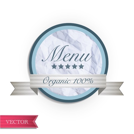 Set of vintage labels  Vector design  のイラスト素材