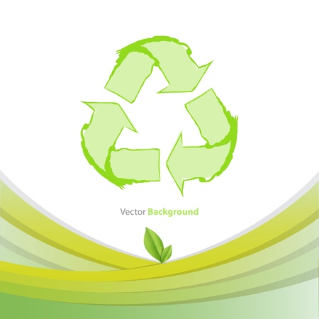 Bio green surface  Ecology background  のイラスト素材