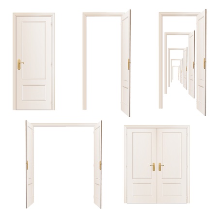 Collection of doors  のイラスト素材
