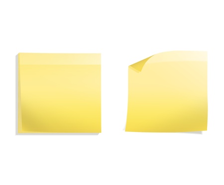 Post it  Vector designのイラスト素材