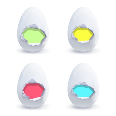 Easter egg with holes  design のイラスト素材