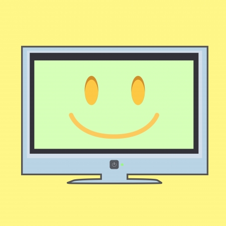 base TV on isolated background. Vector design.のイラスト素材