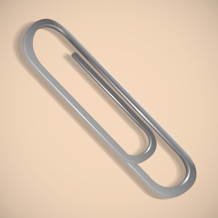 Single clip. Vector design.のイラスト素材