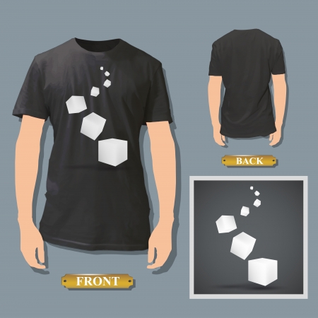 several white box  Vector designのイラスト素材