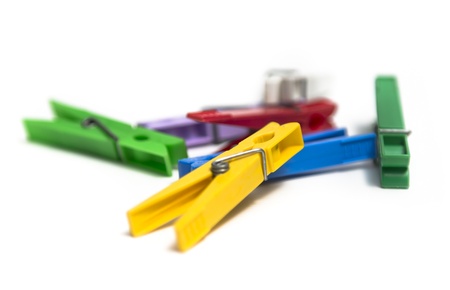 Colorful Clothespin.の写真素材