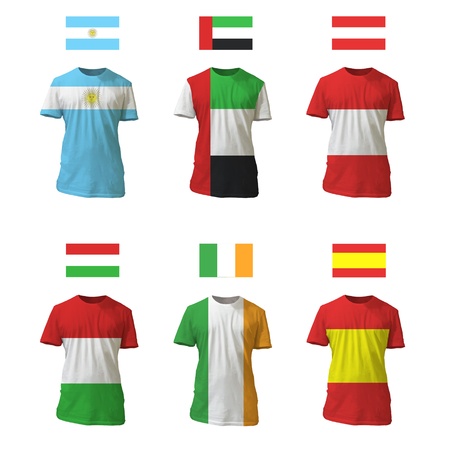 National shirt design. のイラスト素材