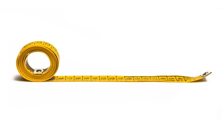 tape measure isolated on white