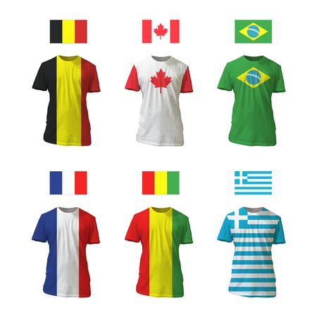 National shirt design.のイラスト素材