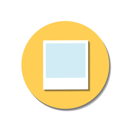 Icon web of photo over white backgroundのイラスト素材