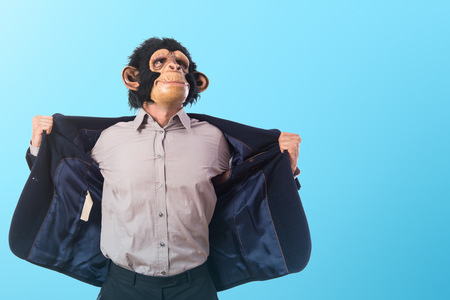 Strong monkey manの写真素材