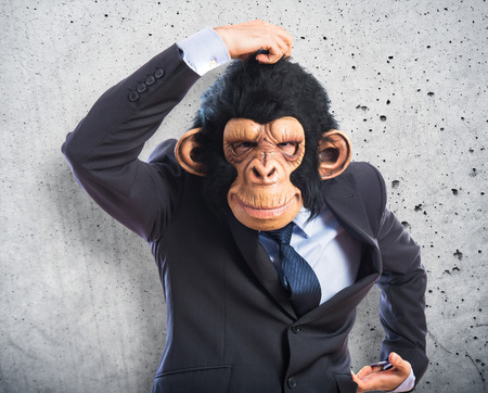 Monkey manの写真素材