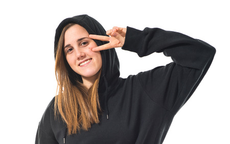 happy girlの写真素材