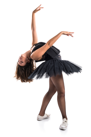 Woman dancing balletの写真素材
