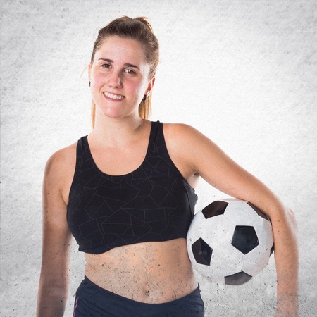 Girl playingの写真素材