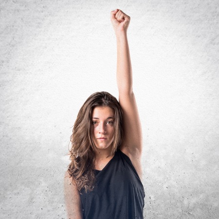 Young woman dancingの写真素材