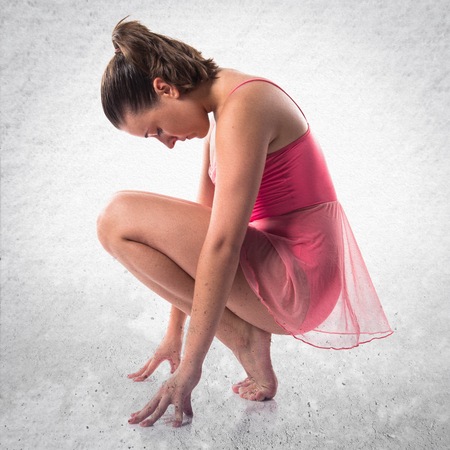 Woman dancing balletの写真素材