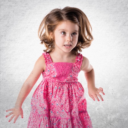 Girl jumpingの写真素材