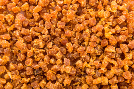Sweet dehydrated apricot slicesの写真素材