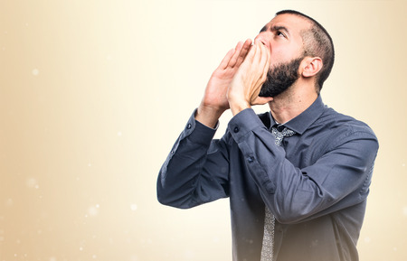 Man shoutingの写真素材