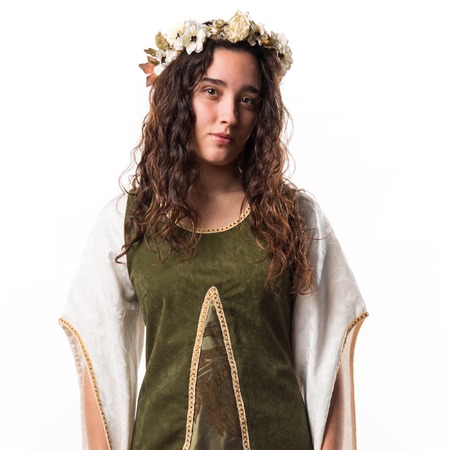 Young medieval princessの写真素材