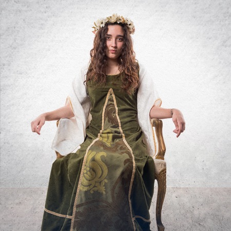 Young medieval princessの写真素材