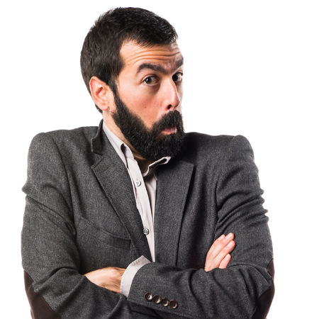 Man making unimportant gestureの写真素材