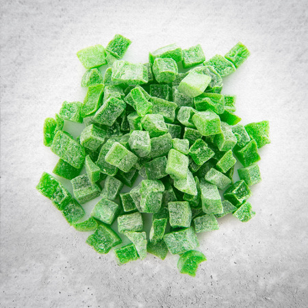 Green natural dried papayaの写真素材