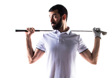 Golfer man
