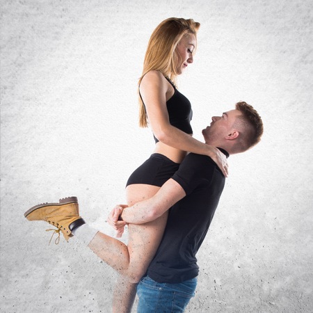 Couple dancing togetherの写真素材