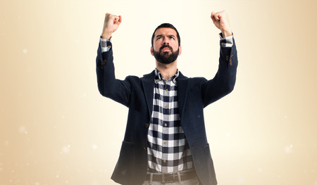 Lucky manの写真素材