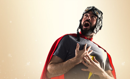 Superhero in loveの写真素材