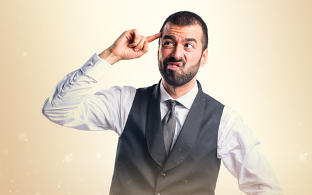 Businessman thinkingの写真素材