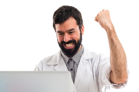 Lucky Scientist manの写真素材