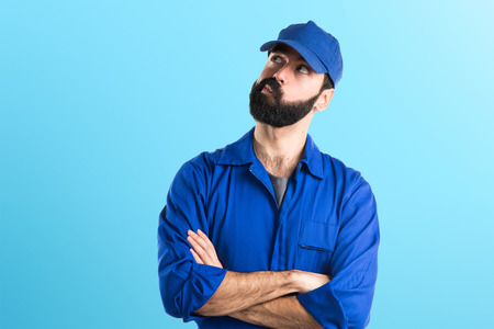 Plumber thinking