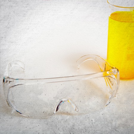 Test tube isolated over whiteの写真素材