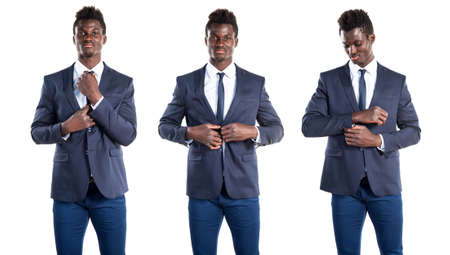 Handsome business black manの写真素材