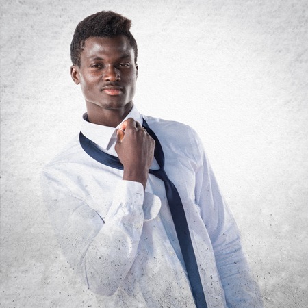 Handsome business black manの写真素材