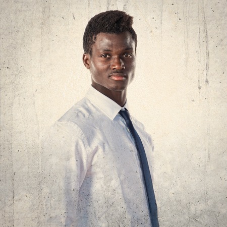 Handsome business black manの写真素材
