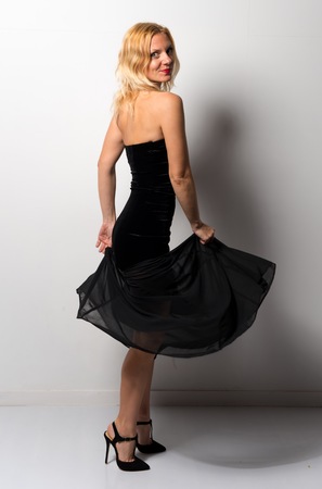 Beautiful blonde womanの写真素材