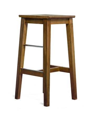 Stools over isolated white backgroundの写真素材