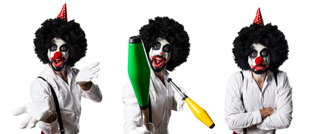 Sad killer clownの写真素材