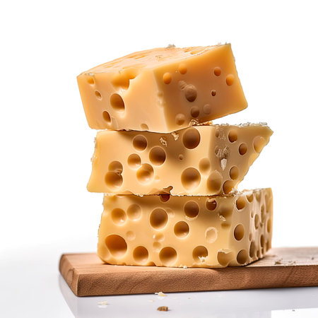 stacked swiss cheesesの素材